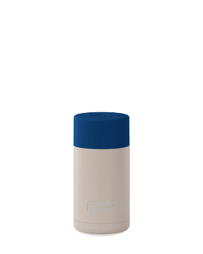 Ceramic Reusable Cup - 12oz / 355ml - Moon Dust / Deep Ocean
