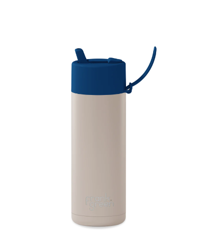 Ceramic Reusable Bottle - 20oz / 595ml - Moon Dust / Deep Ocean