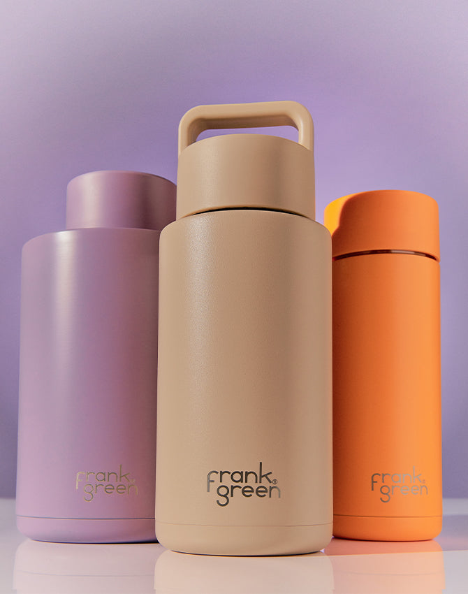 Reusable cups and bottles, stainless steel cups. – frank green