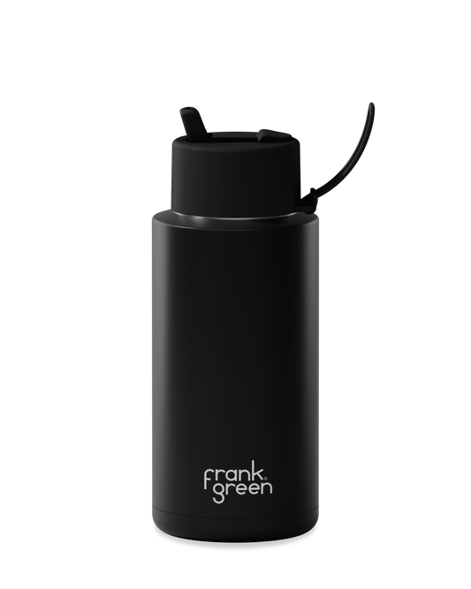 34oz Bottle with Flip Straw Lid