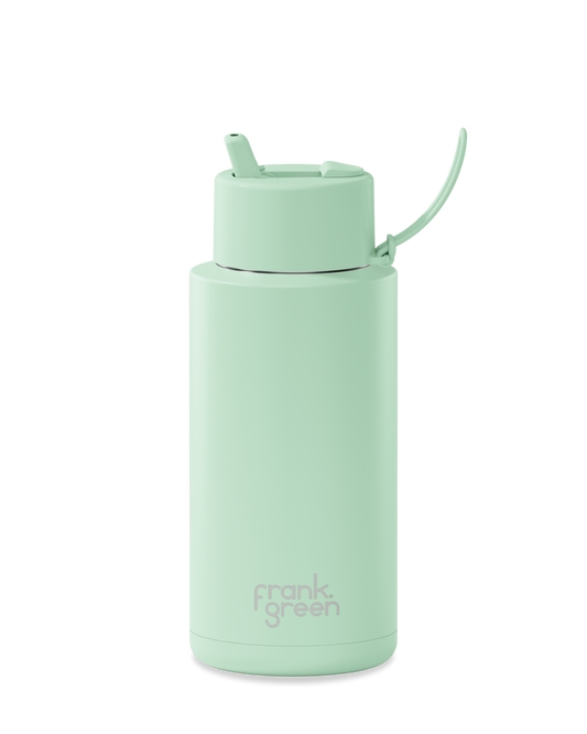 34oz Bottle with Flip Straw Lid