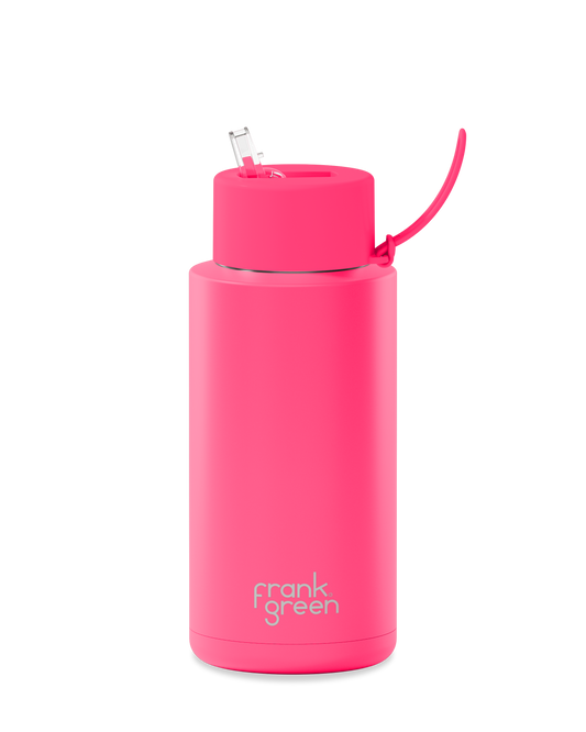 34oz Bottle with Straw Lid