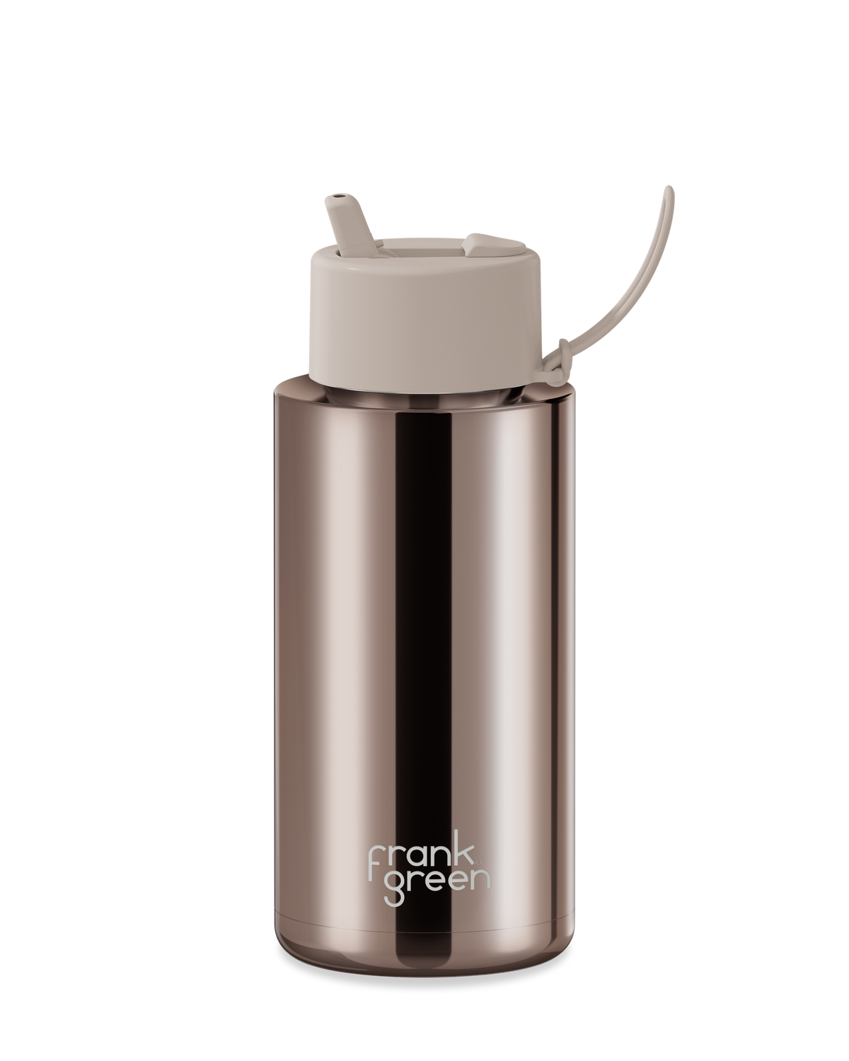 Chrome Ceramic Reusable Bottle - 34oz / 1,000ml